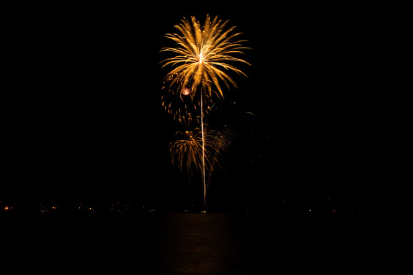 Big Spirit Lake fireworks