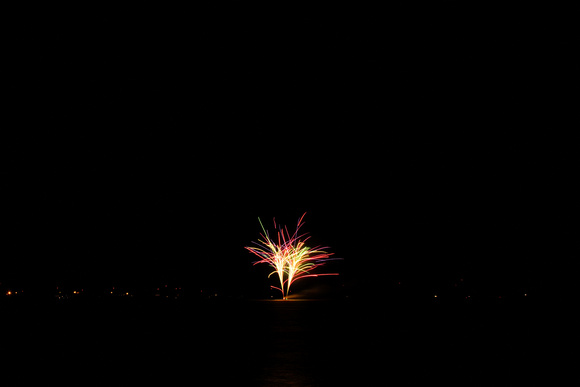 Big Spirit Lake fireworks